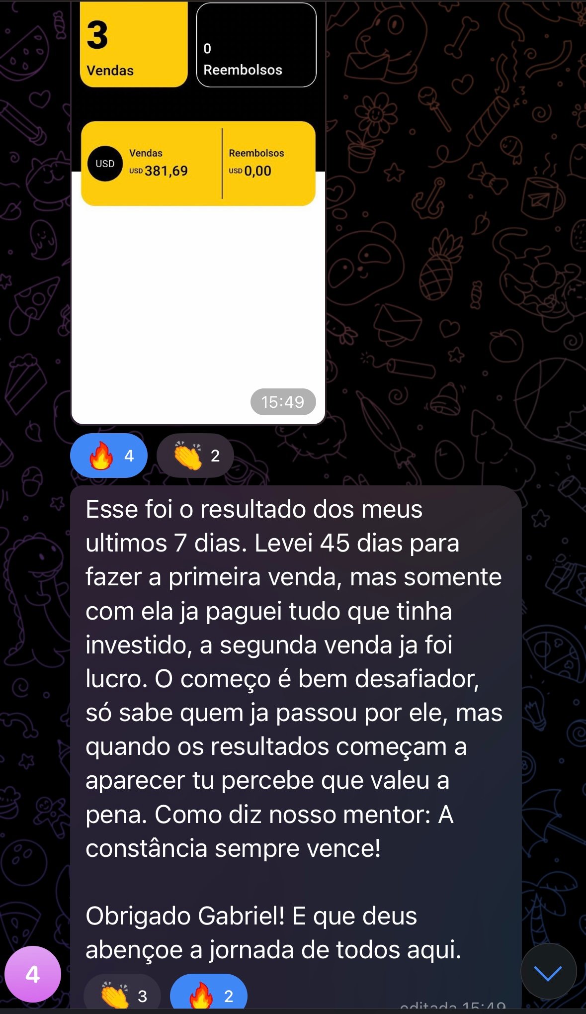 Depoimento aluno 5