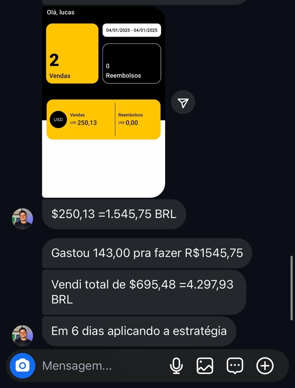 Depoimento aluno 8